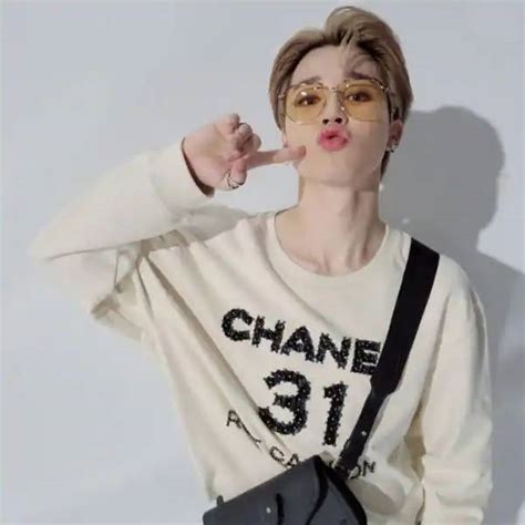 jimin white chanel sweater|bts jimin channel style.